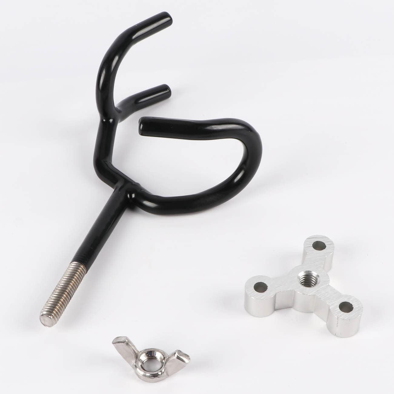Sure Grip Steel Boat Rod Holder 20 Degree PVC Coated Steel Wire Fishing Pole Holder (8PCS)