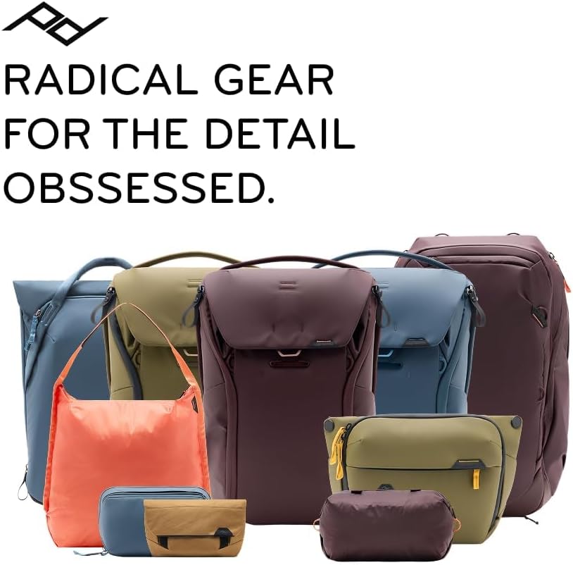 Peak Design Everyday Totepack 20L, Ocean, Weatherproof Shell, Top and Side Access, FlexFold Dividers, Laptop Sleeve, Internal Pockets, Backpack or Hand Carry, Versatile Tote Bag for Women and Men