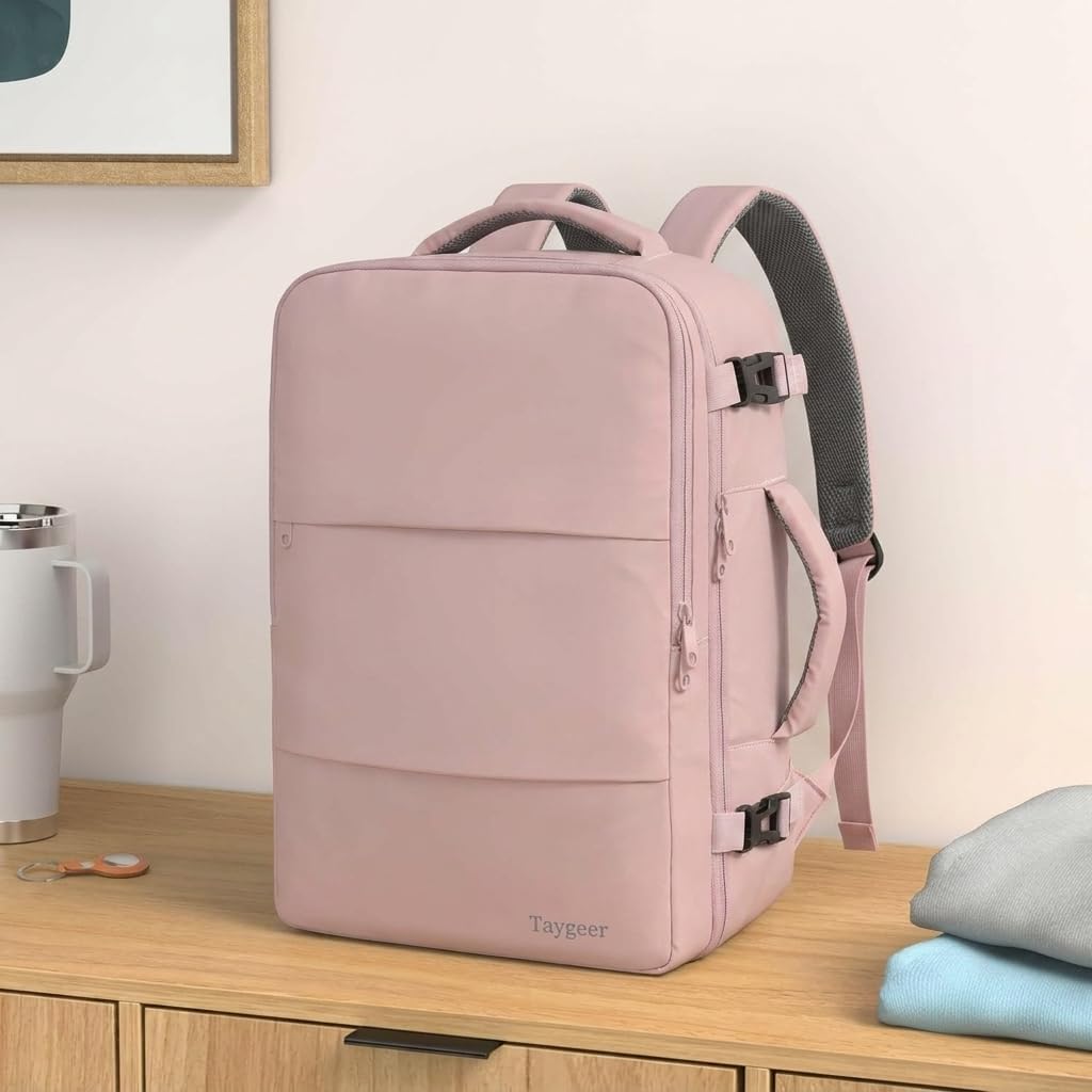 Taygeer Laptop Backpack for Women, TSA Friendly 40l Carry On Mochila