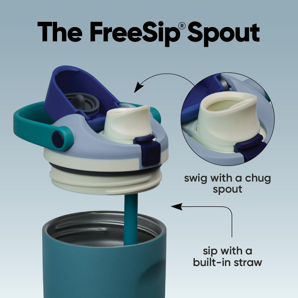 Owala FreeSip Sway Stainless Steel Water Bottle 30 oz Denim