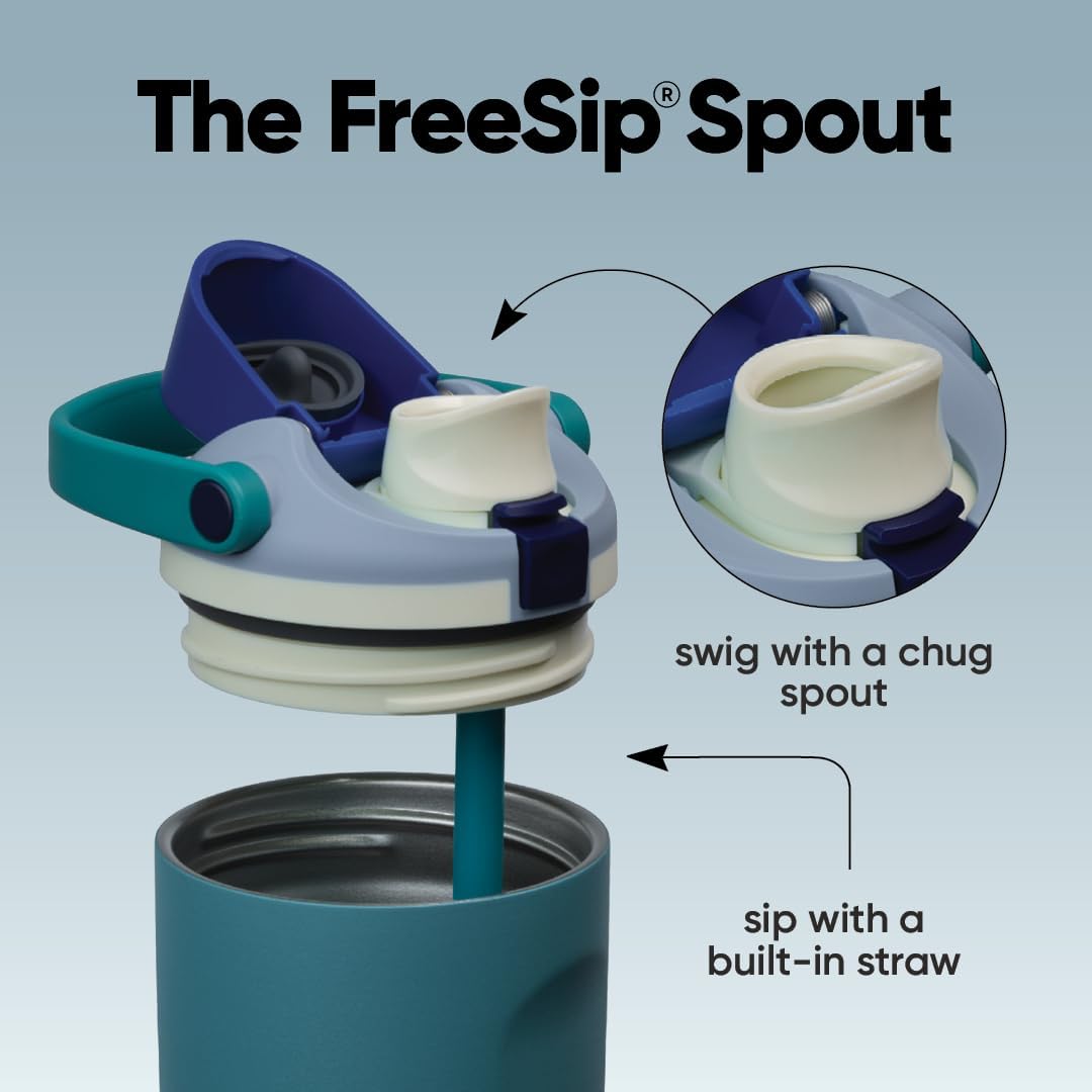 Owala FreeSip Sway Stainless Steel Water Bottle 30 oz Denim