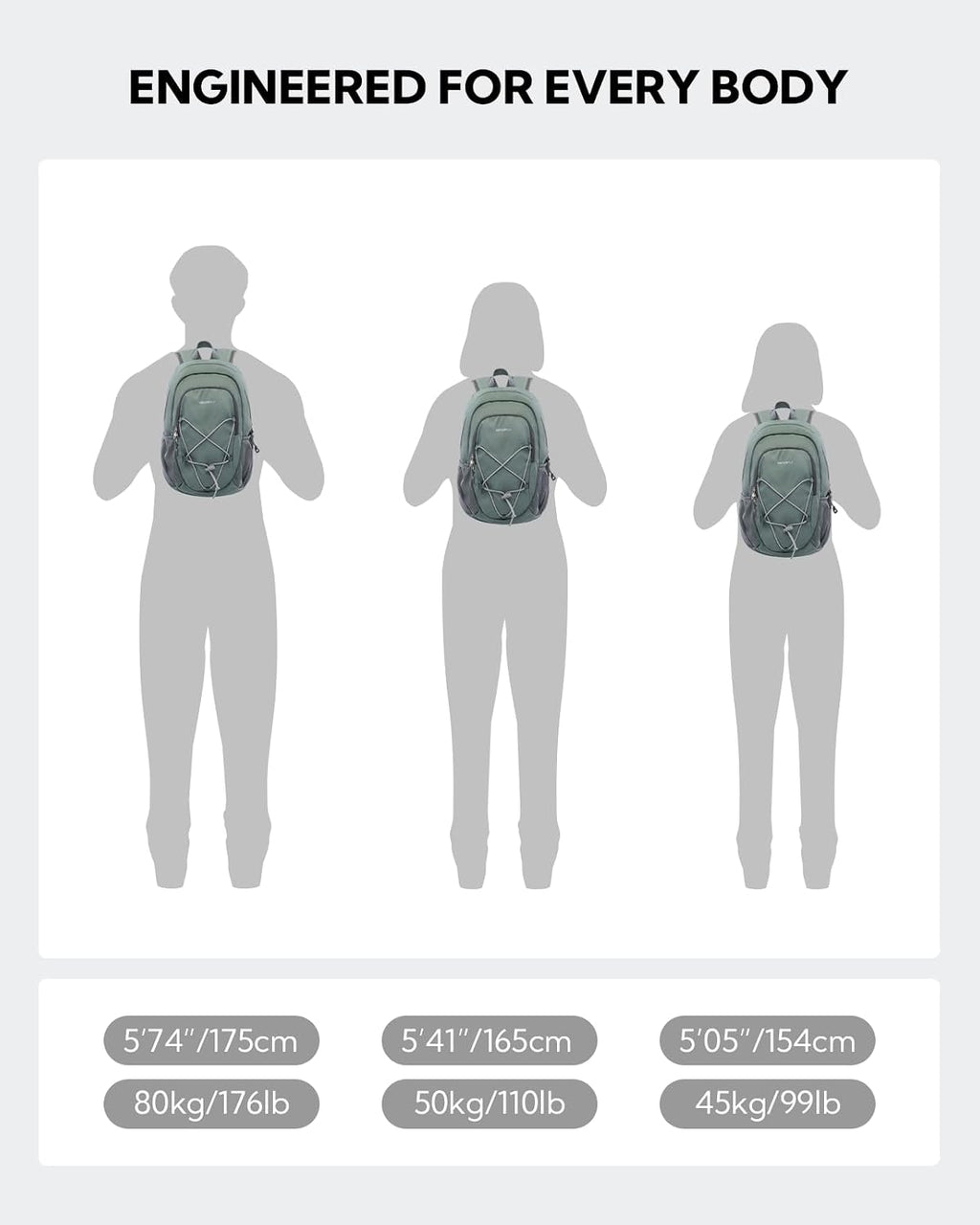 WATERFLY Small Hiking Backpack: 12L Outdoor Daypack For Women Men Teenager