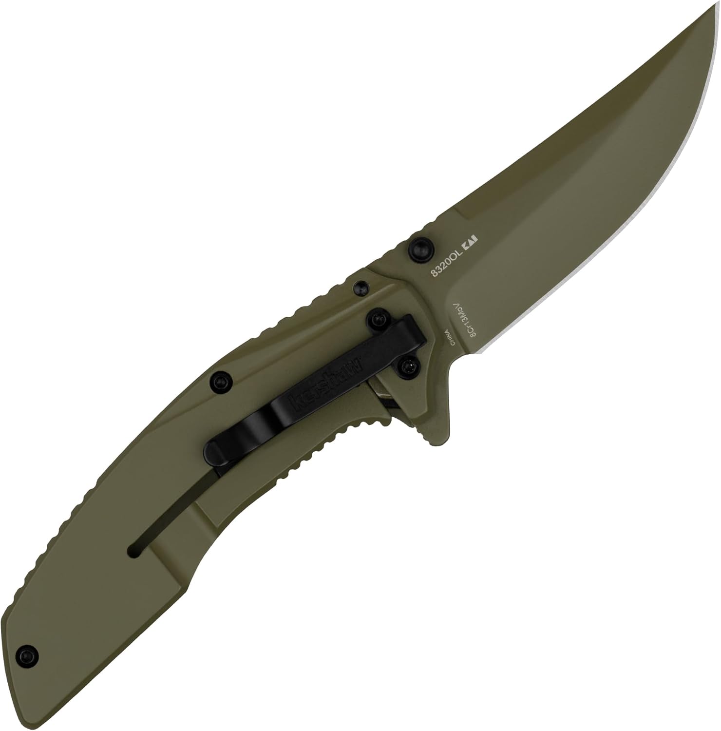 Kershaw Outright Folding Pocket Knife, 8Cr13MoV Stainless Steel Blade, Pocketclip