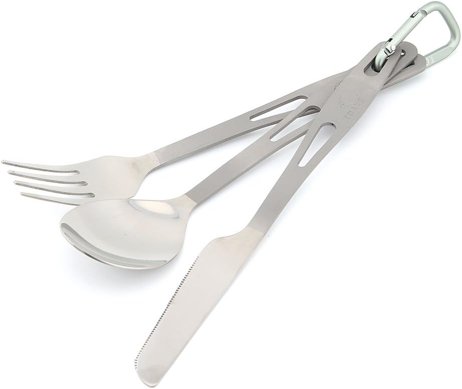TOAKS Titanium 3-Piece Cutlery Set