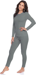 Thermal Underwear for Women Long Johns Set Fleece Lined Winter Cold Weather