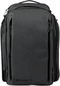 WANDRD TRANSIT 35L Travel Backpack, Black, Expandable to 40L