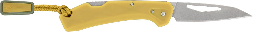 Gerber Gear LST Mini - Lightweight Folding Pocket Knife for Hiking, Camping - EDC Tool - Durable Stainless Steel Blade - Yellow