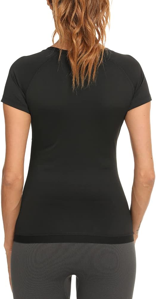 Sauna Shirt for Women Sweat Suit, Short Sleeve Sauna Shirt Women