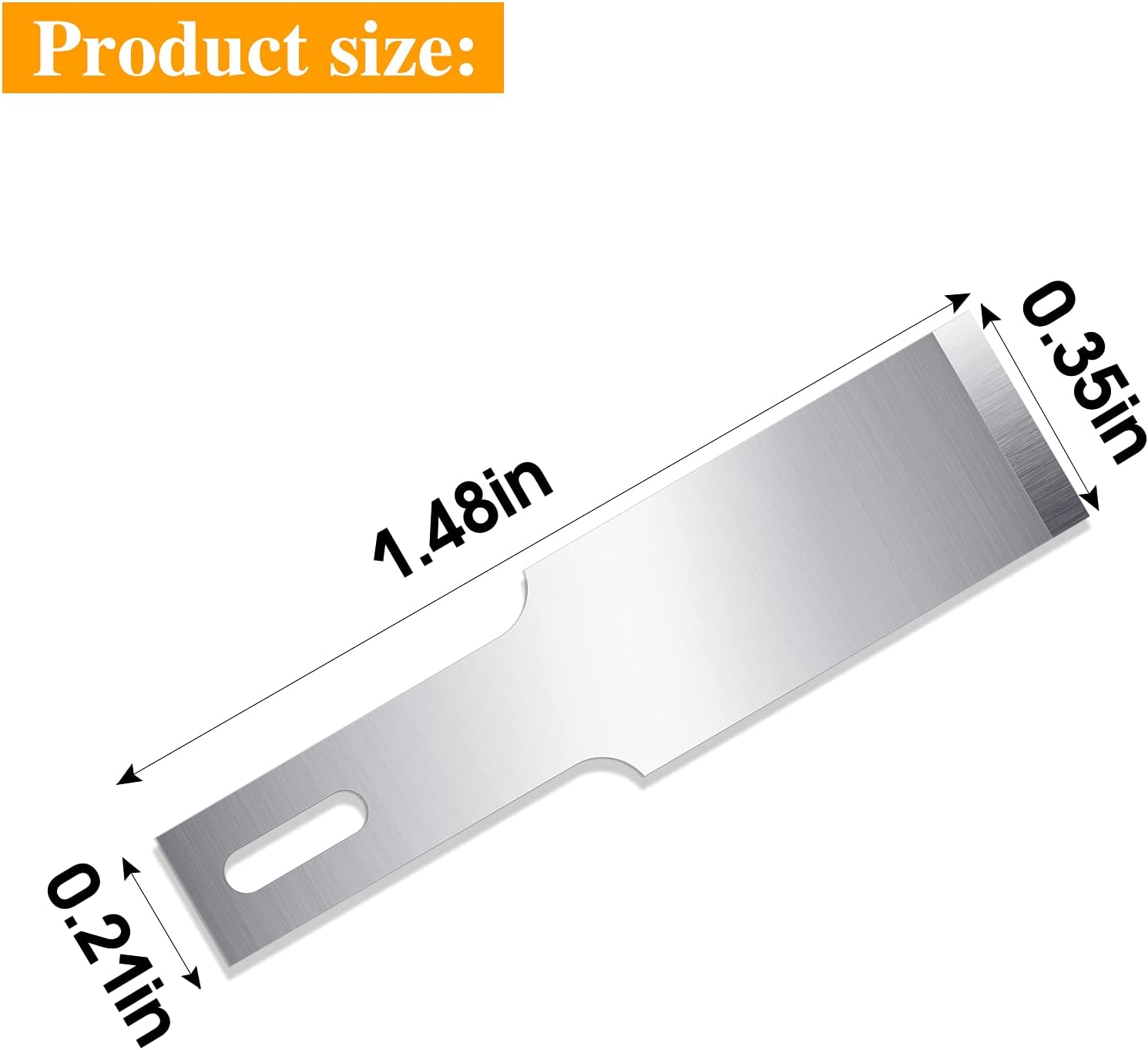 JETMORE 100 Pack Exacto Blades Refills #17 Craft Hobby Knife Blades for Art