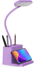 AXX Purple Desk Lamp, Cute Table Light for Home Office College Dorm