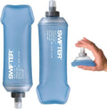 SWIFTER 2x Soft Flask 500ml | Running, Hiking, Cycling Hydration Flask | Collapsible, Leakproof, Reusable | Matt Finish, Sky Blue