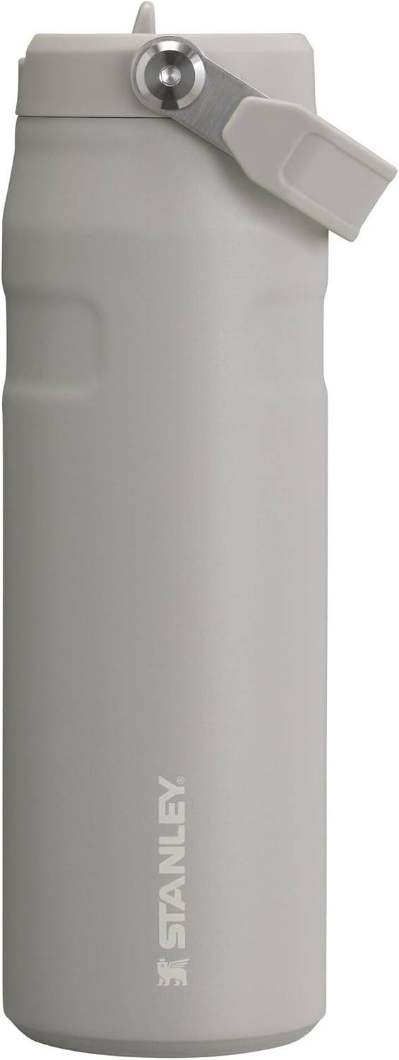 STANLEY IceFlow Flip Straw 2.0 Bottle, 24 oz, Ash