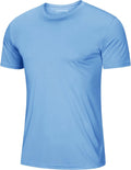 MAGCOMSEN Men's Short Sleeve UPF 50+ T-Shirt Quick Dry Workout Athletic Running Swim Tops Tee Rash Guard Performance Shirts