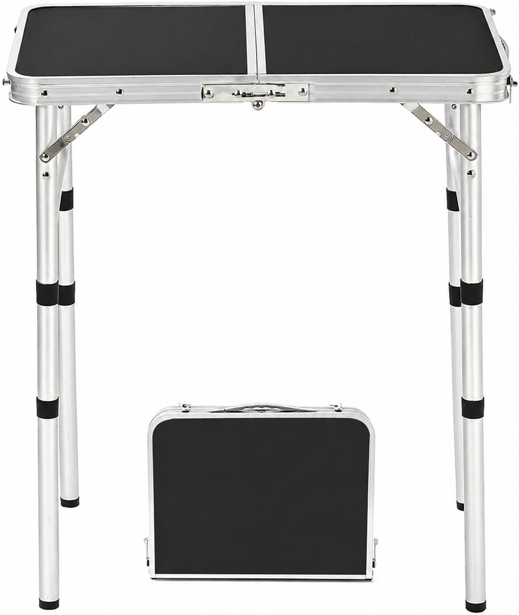 YUFIFAIRY Small Folding Table Portable, 24''L x16''W Foldable Camp Table