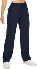 Toomett Women‘s Hiking Cargo Pants UPF 50 Quick Dry with Zipper Pockets