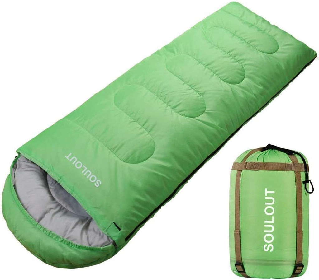 SOULOUT 3-4 Season Sleeping Bag for Adults & Teens - Camping