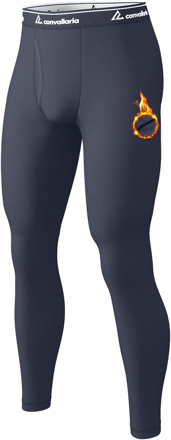 Men's Thermal Pants Long Johns Bottom Athletic Base Layer
