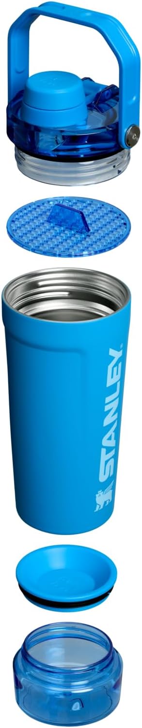 STANLEY Vitalize Shaker Bottle, 20 oz, Azure