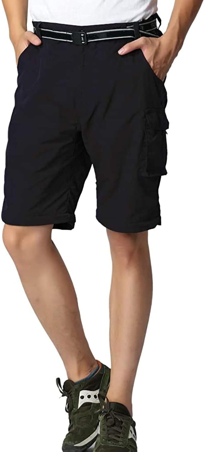 JOMLUN Boy’s Scout Pants Convertible Hiking Quick Dry Zip Off Pants Outdoor Climbing Casual Trouser Kids Youth Cargo Pants