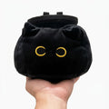 Black Cat Chalk Bag Rock Climbing Chalk Bag Suitable Bouldering Gym Indoor & Outdoor Climbing with Adjustable Belt