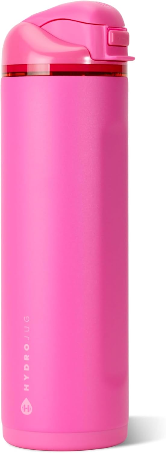 HydroJug Ease2o 32oz Insulated Water Bottle, Straw & Chug Lid, Dune