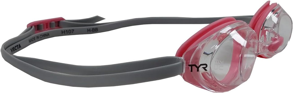 TYR Vecta Racing Swim Goggles - Adult Swimming Goggles for Men and Women - Anti-Fog, UVA/UVB Protection, Watertight