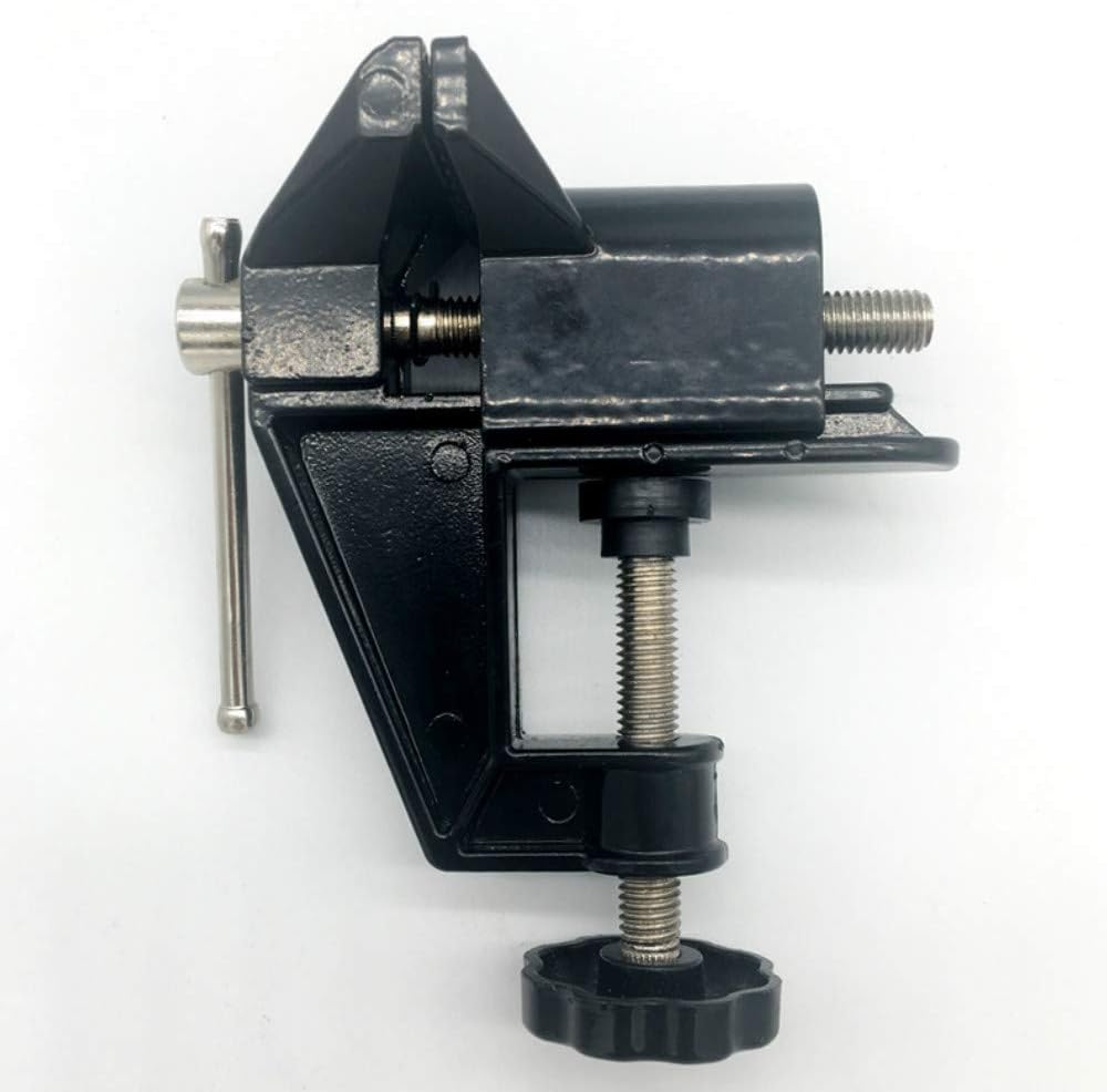 Mini Bench Vise Small Table Clamp Hobby Craft Repair Tool (Clamping Range: 0-2inch)