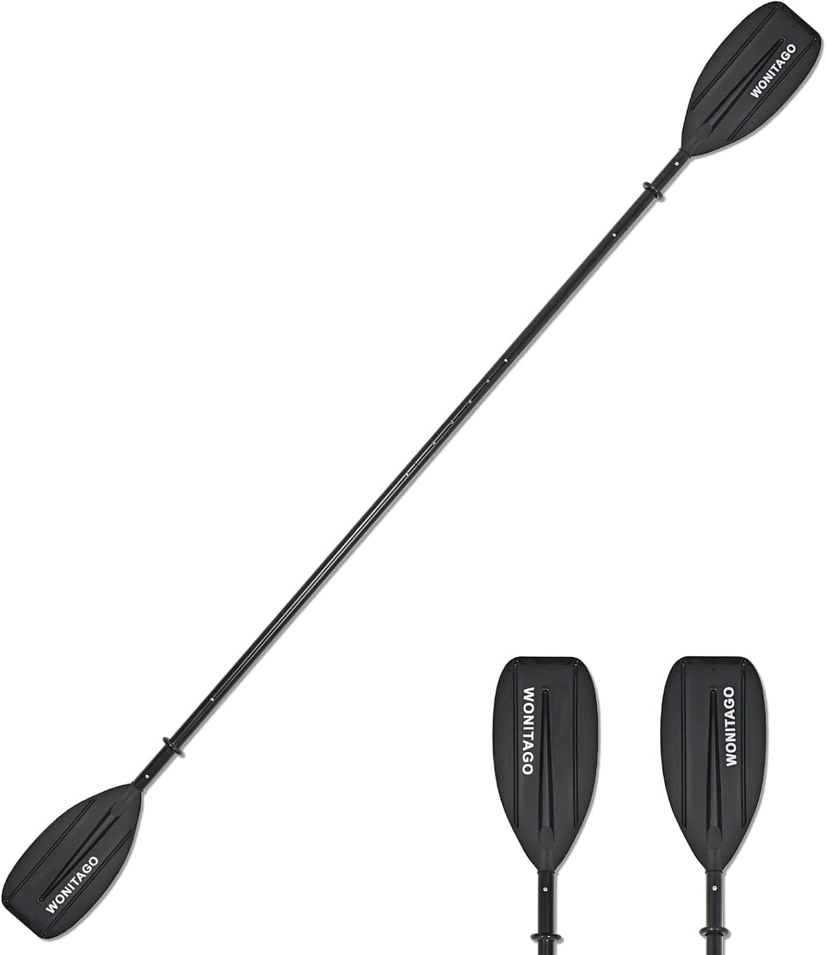 Kayak Paddle, Adjustable and Portable Kayaking Oar, 5-Piece