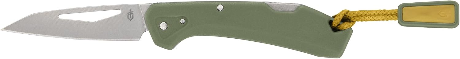 Gerber Gear LST Mini - Lightweight Folding Pocket Knife for Hiking, Camping - EDC Tool - Durable Stainless Steel Blade - Green