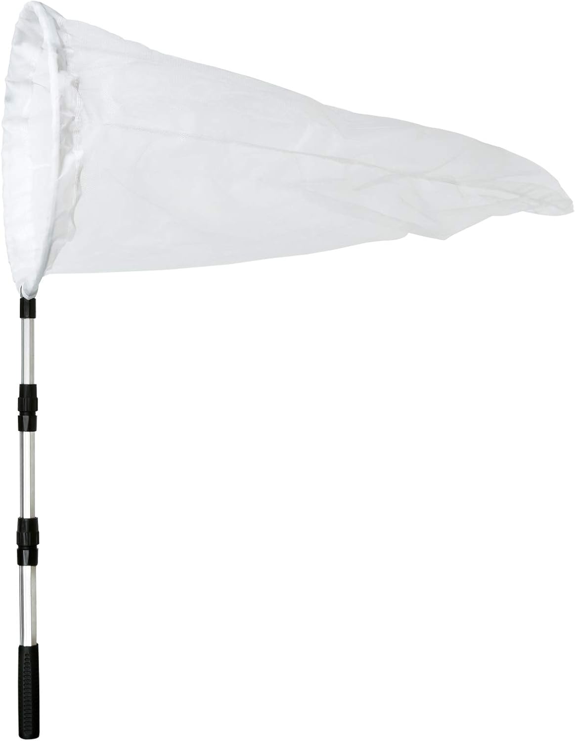 Insect and Butterfly Net with 12" Ring, 24" Net Depth, Handle Extends to 36 Inches