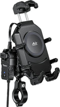 Kaedear Qi Wireless Charging Motorcycle Phone Mount, KDR-M26A
