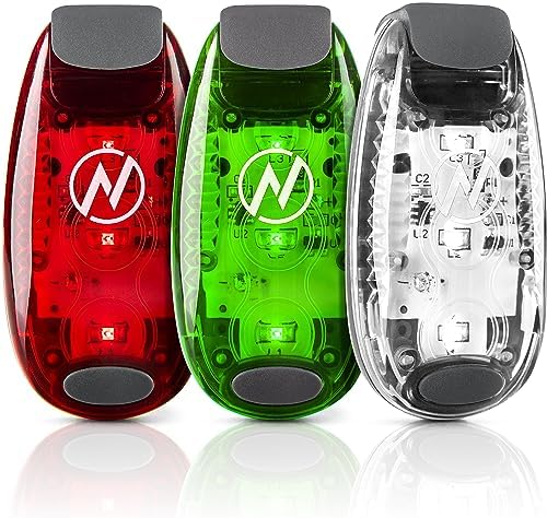 KayaLuma LED Kayak Lights 3 Pack, Clip On Marine Navigation Lights for Boat