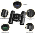 500x25 HD Powerful Binoculars 5000M Long Range Folding Mini Telescope Professional Hunting Telescope Zoom Military HD BAK4 FMC Optics for Hunting Sports Outdoor Camping Travel Outdoor Gifts