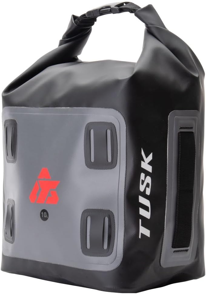 TUSK Dry Duffel Bag X-Small (10 Liters) - Waterproof Top Load Travel and Riding Gear Storage