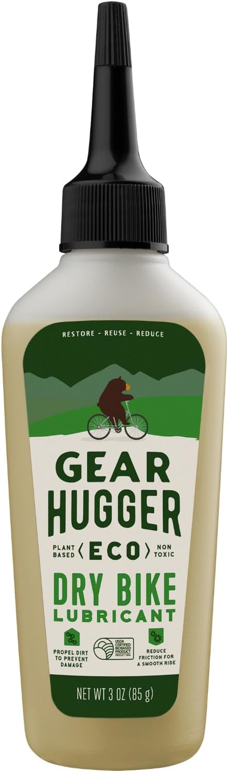 Gear Hugger - Dry Lube and Degreaser - Eco-Friendly & Long-Lasting Bike Chain Cleaner – Plant-Based Bike Lubricant, No Petroleum, No PTFE