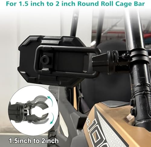 SUNPIE UTV Side Mirror Adjustable Blind Spot Mirrors for Side-By-Side