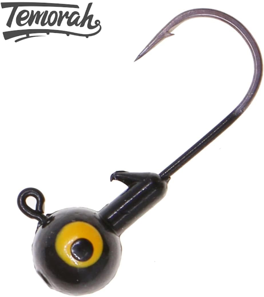 Fishing Lures Jig Heads,Ball Heads 1/32oz-1oz,Sharp Fishing Hooks for Freshwater or Saltwater