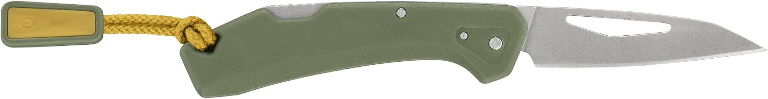 Gerber Gear LST Mini - Lightweight Folding Pocket Knife for Hiking, Camping - EDC Tool - Durable Stainless Steel Blade - Green