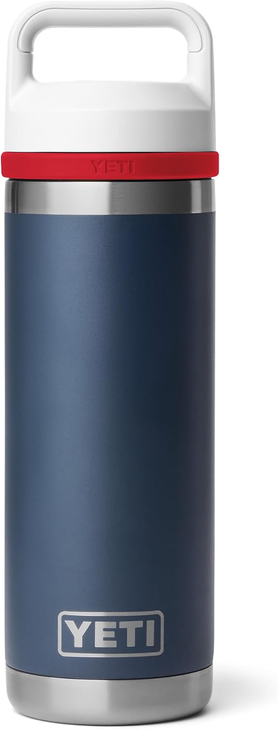 YETI Rambler 18 oz Bottle, Leakproof, Vacuum Insulated, Stainless Steel with Chug Cap, Ridgeline