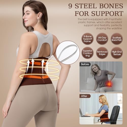 SCULPT TOUCH Waist Trainer for Women,Adjustable Tummy Control Belt for Postpartum Support, Workout, Shaping & Daily Wear