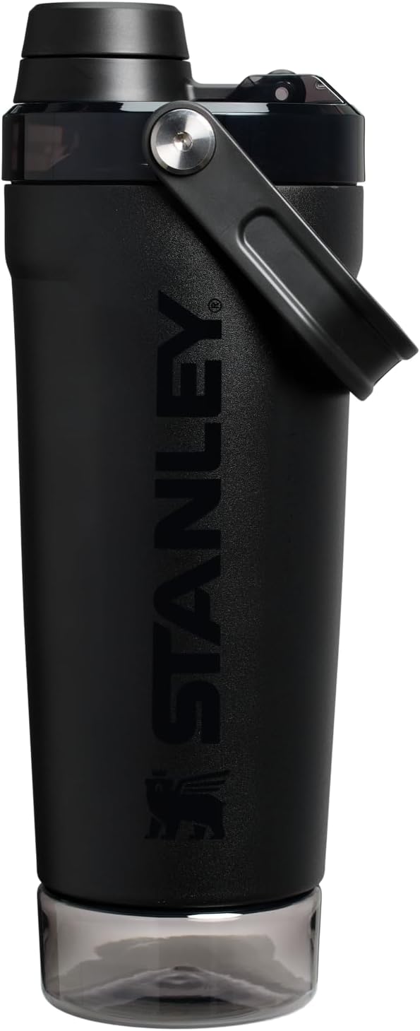 STANLEY Vitalize Shaker Bottle, 20 oz, Black