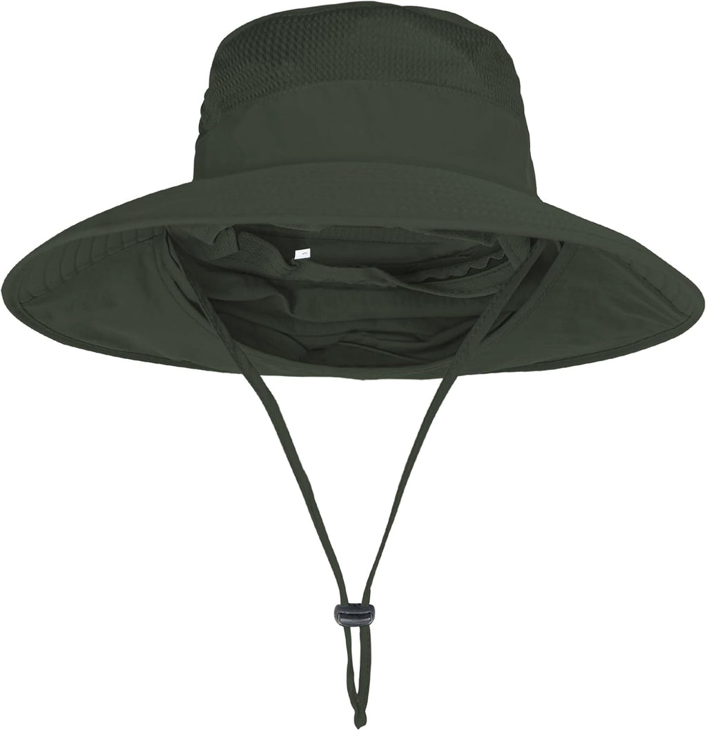 ZOORON Sun Hats for Men Women with Neck Flap Fishing UPF 50+ UV Protection