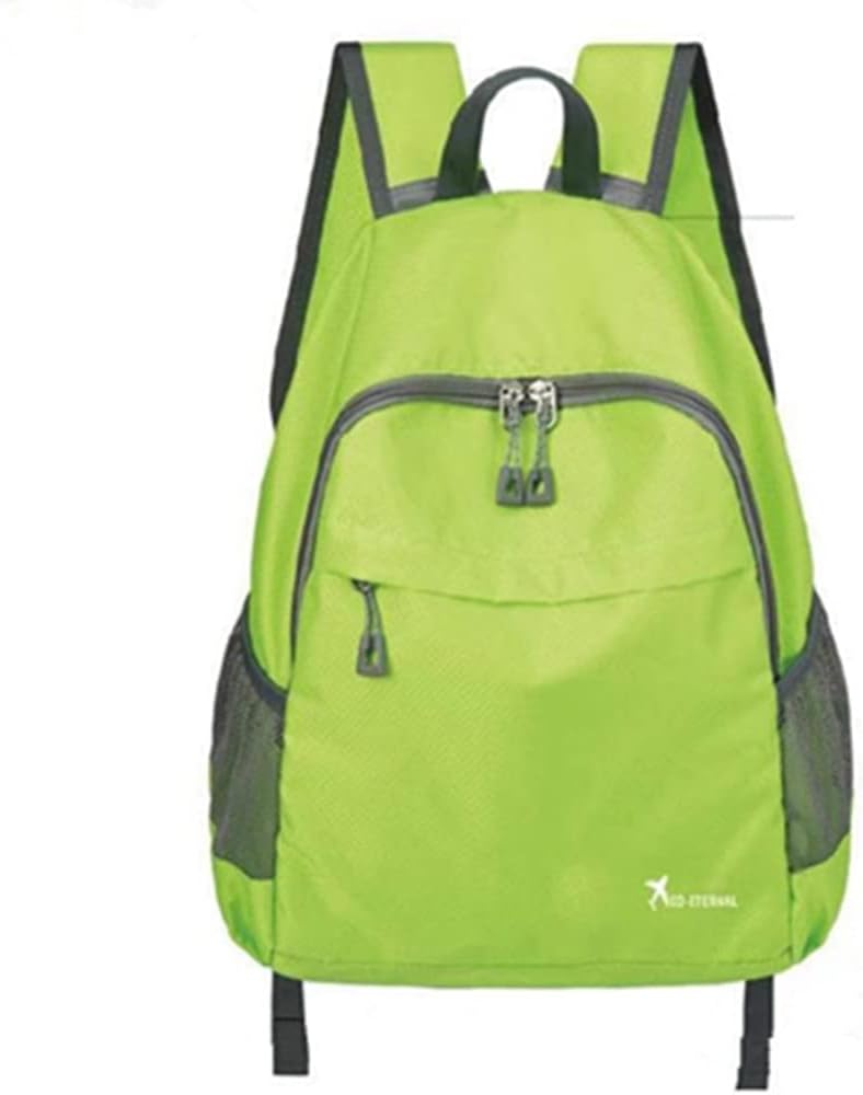 Geboldil Men's and women's waterproof backpack traveling backpack green3