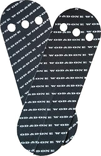 WOD&DONE Custom Hand Protection Athletic Tape Grips for Pullups, Functional Fitness, Gymnastics