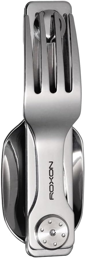 Roxon C2 2 in 1 Detachable Folding Camping Utensil with Fork & Spoon