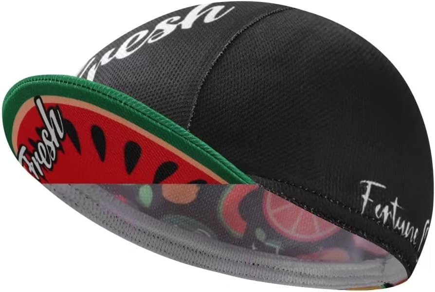 Funny Cycling Cap - Polyester Cycling Hat-Under Helmet - Cycling Helmet Liner Breathable&Sweat Uptake