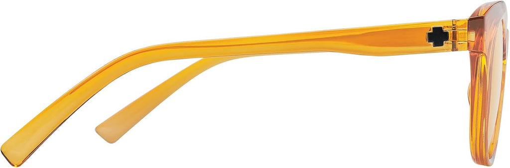 Spy Optic Boundless, Round Cat-Eye Sunglasses, Color and Contrast Enhancing Lenses