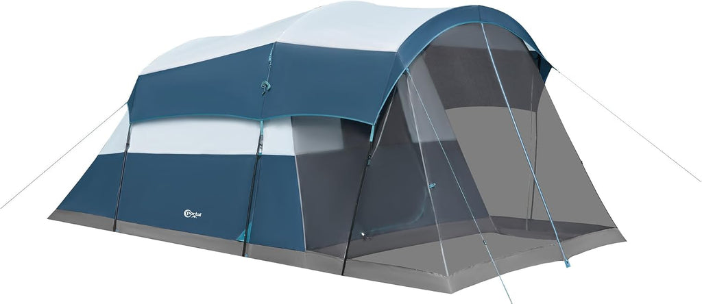 PORTAL 6/8/10 Person Family Camping Tent with Screen Room