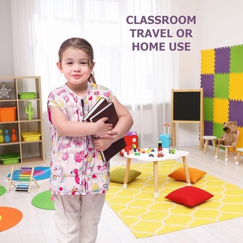 Weighted Vest for Kids Sensory - Ages 5 to 9 - with Adjustable Weight