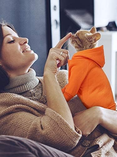 Syhood 6 Pieces Dog Hoodie Winter Warm Sweater with Hat Small Dogs,XXS
